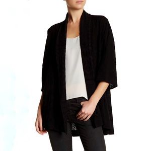 Johnny Was Embroidered Open Front Cardi Sz 2X